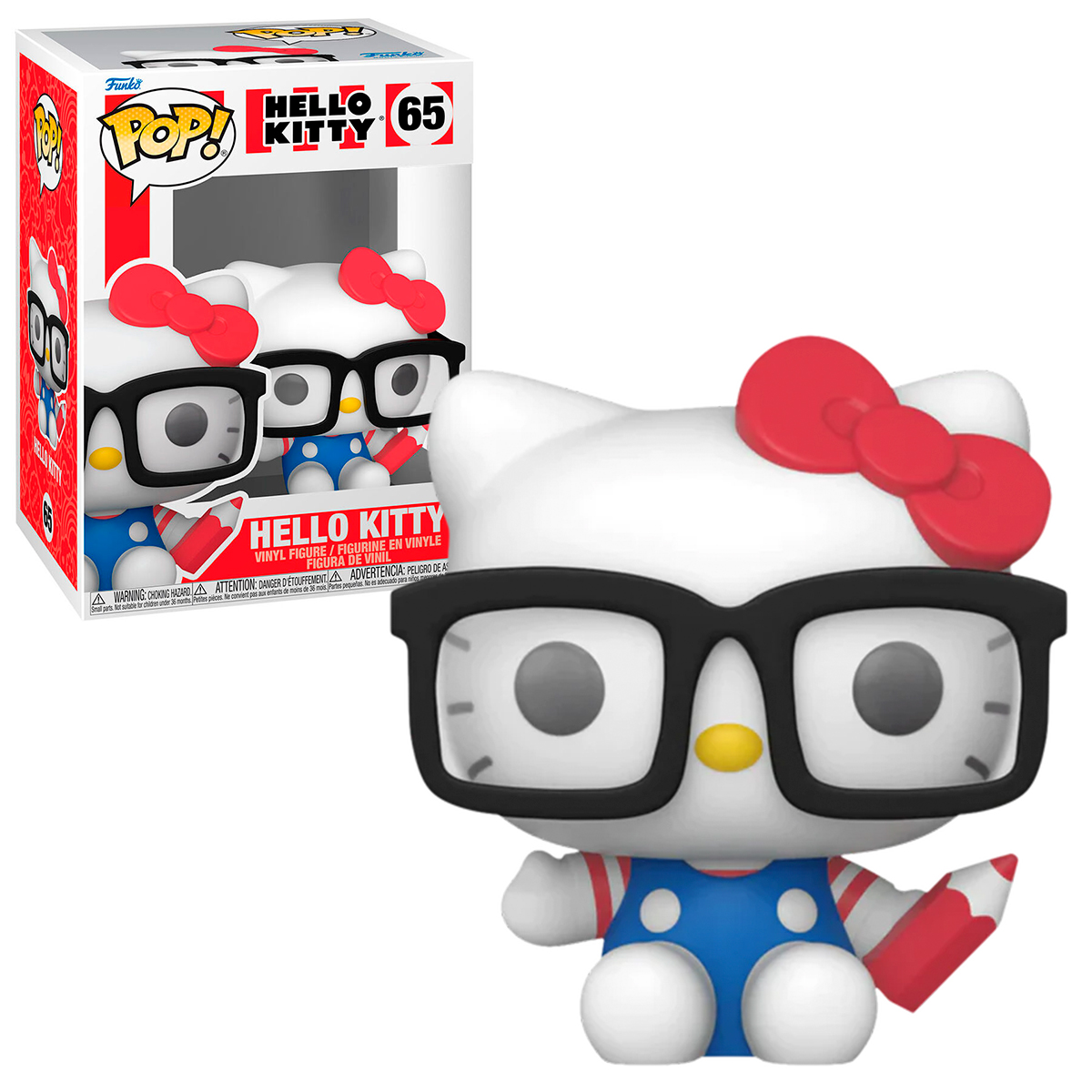 Funko Pop Hello Kitty Nerd #65 Sanrio Figura Original