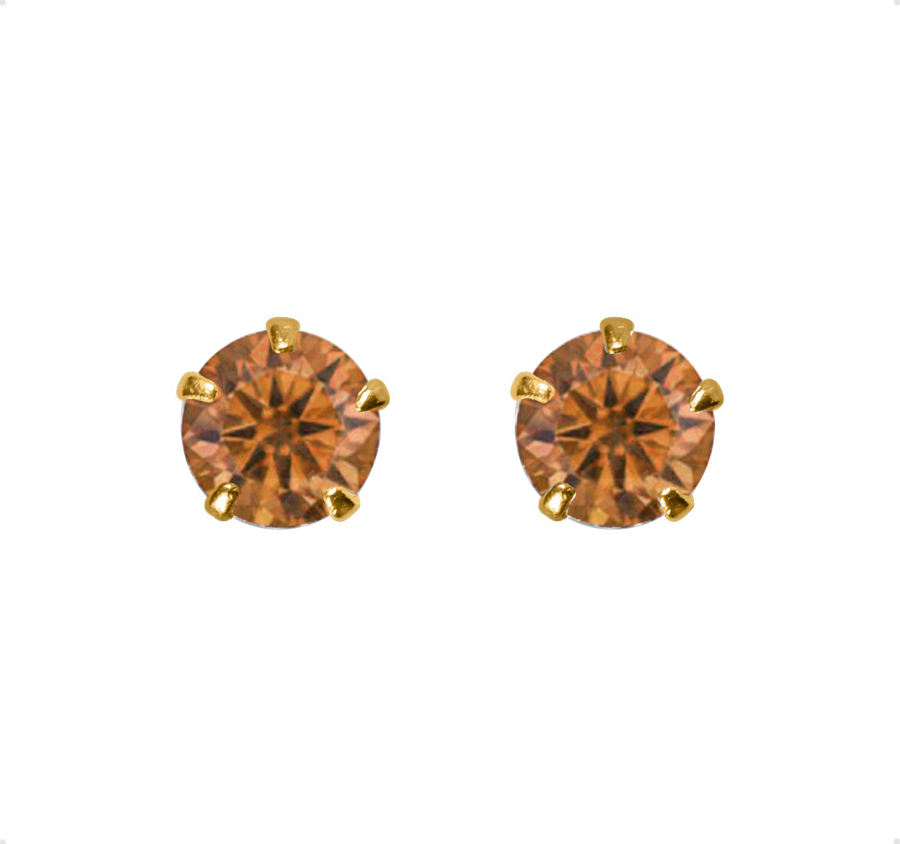 Aretes | Broqueles Oro Sólido 14k Diamante Moissanita 1.0ct.