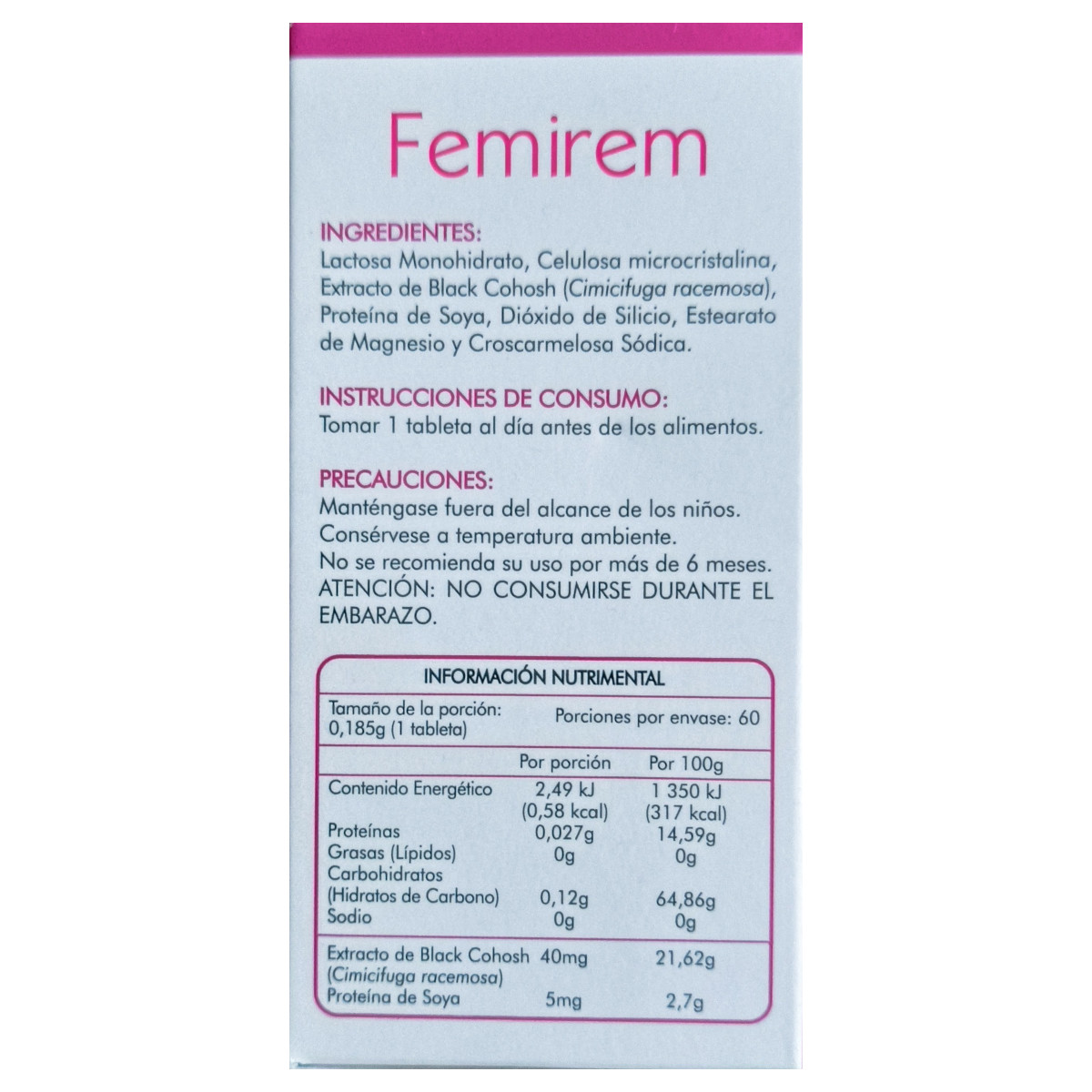 Femirem: Descubre el equilibrio y alivio con Cimicifuga Racemosa, tu aliado natural para la Menopausia