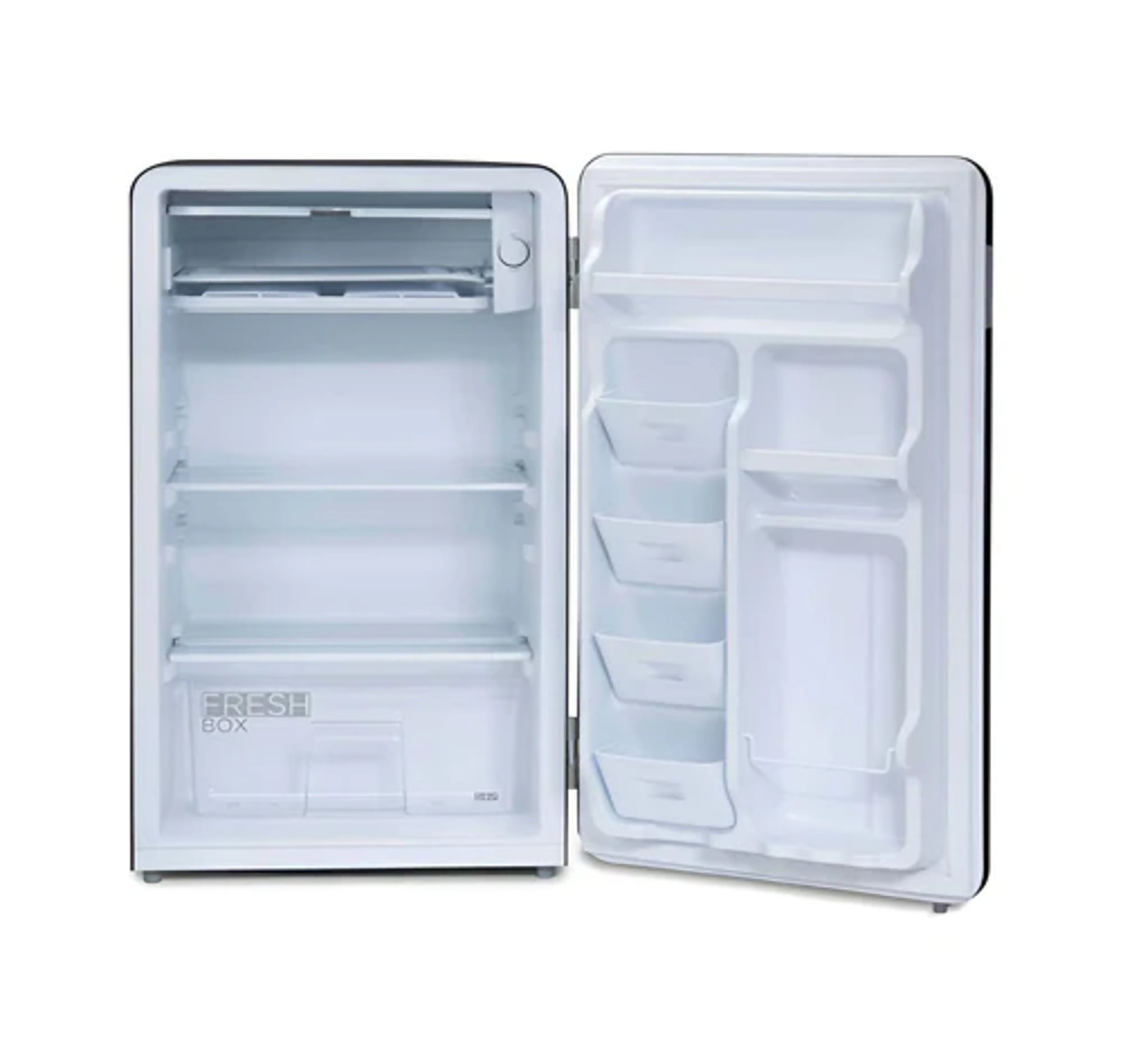 Frigobar Midea 4 Pies Cúbicos Retro Look Negro MDRD93CCNBLAC