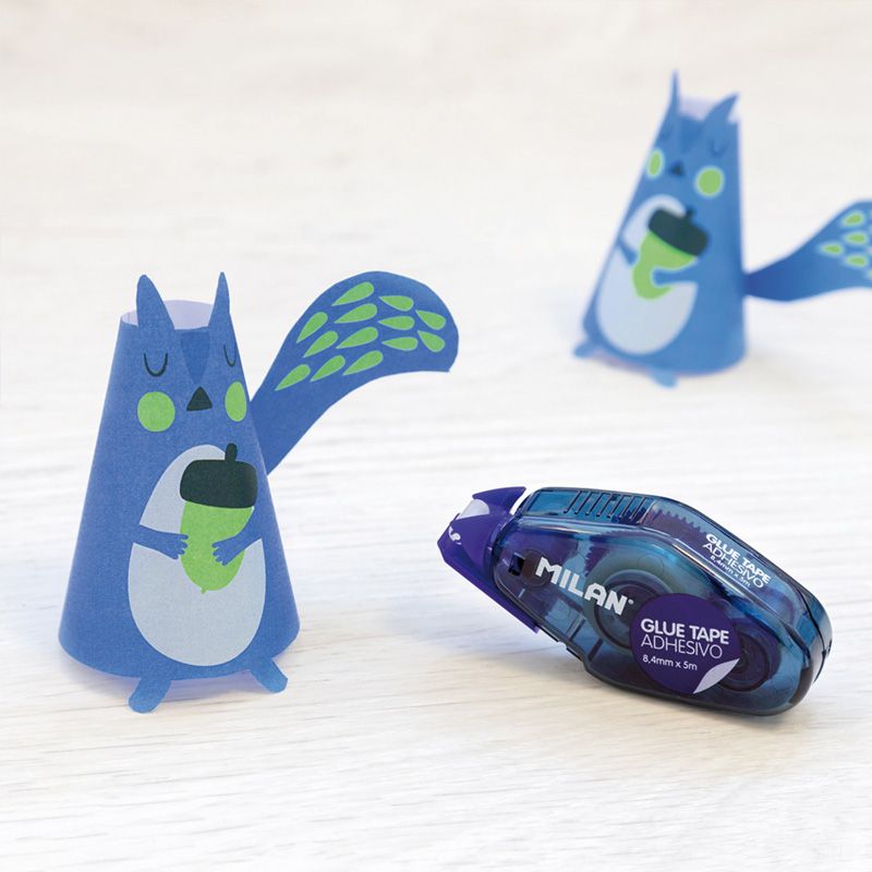 Caja 24 Pz De Pegamento En Cinta 8.4mm X 5m Milan Compact