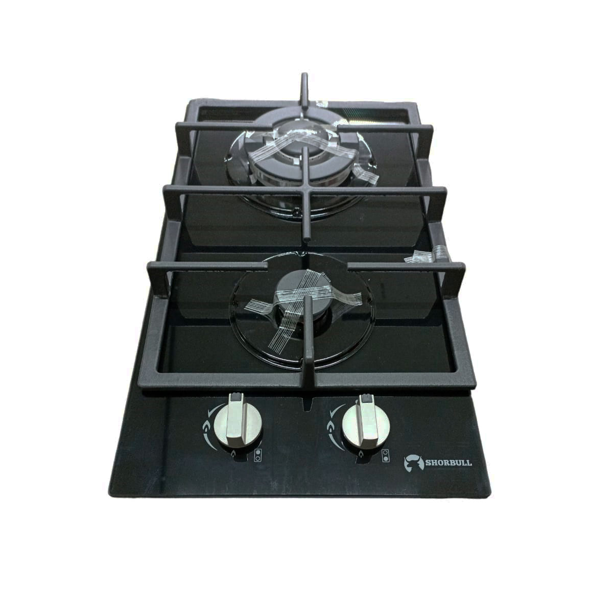 Parrilla Estufa 2 dos Quemadores Gas Shorbull Vidrio Templado