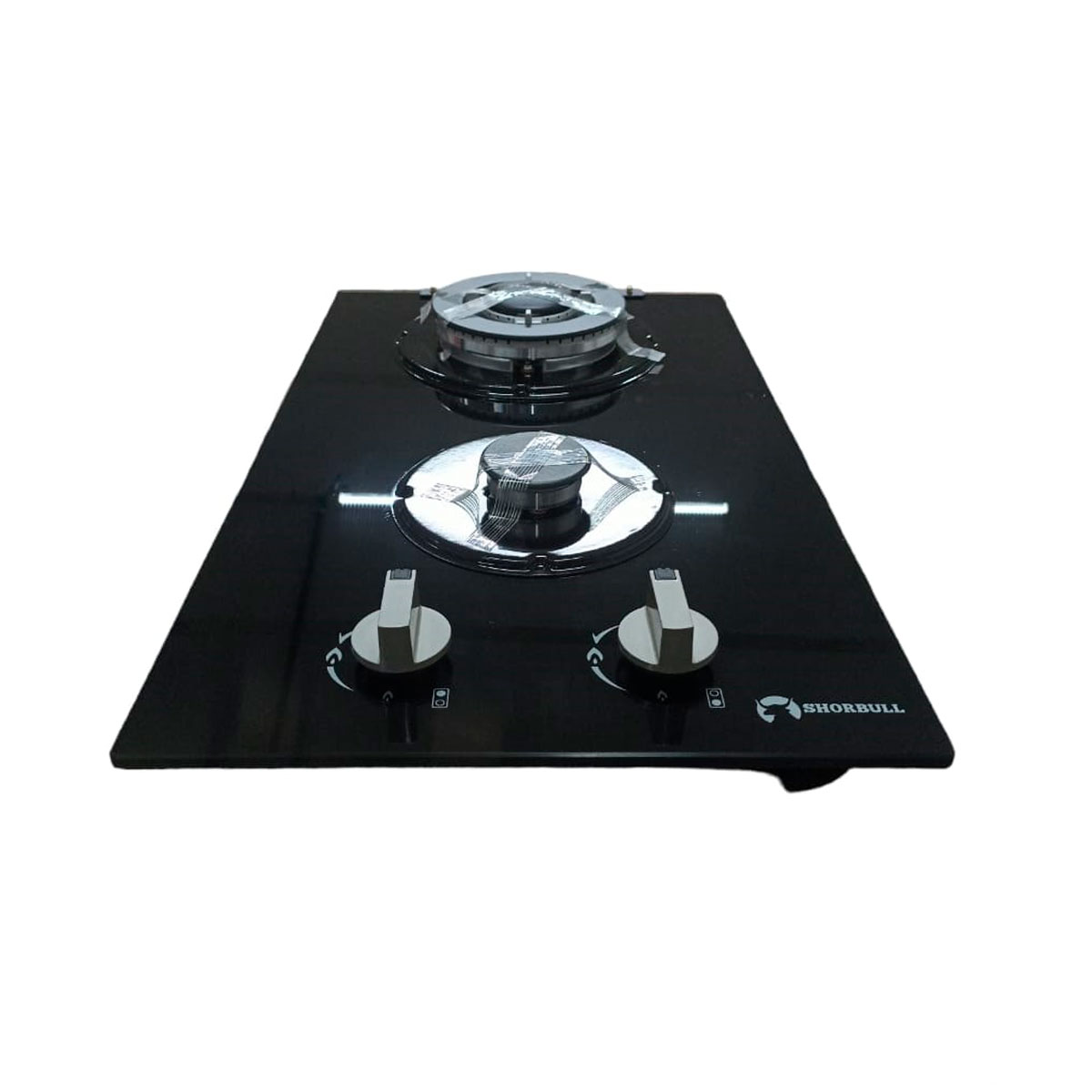 Parrilla Estufa 2 dos Quemadores Gas Shorbull Vidrio Templado