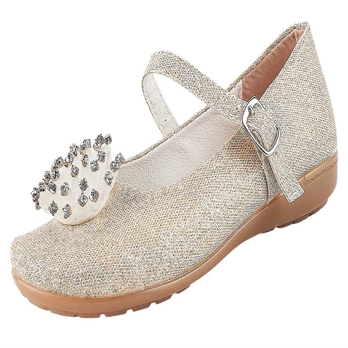 Zapato Princesa Bella Zapatillas Niña Moda 06-O Oro 22 al 26.