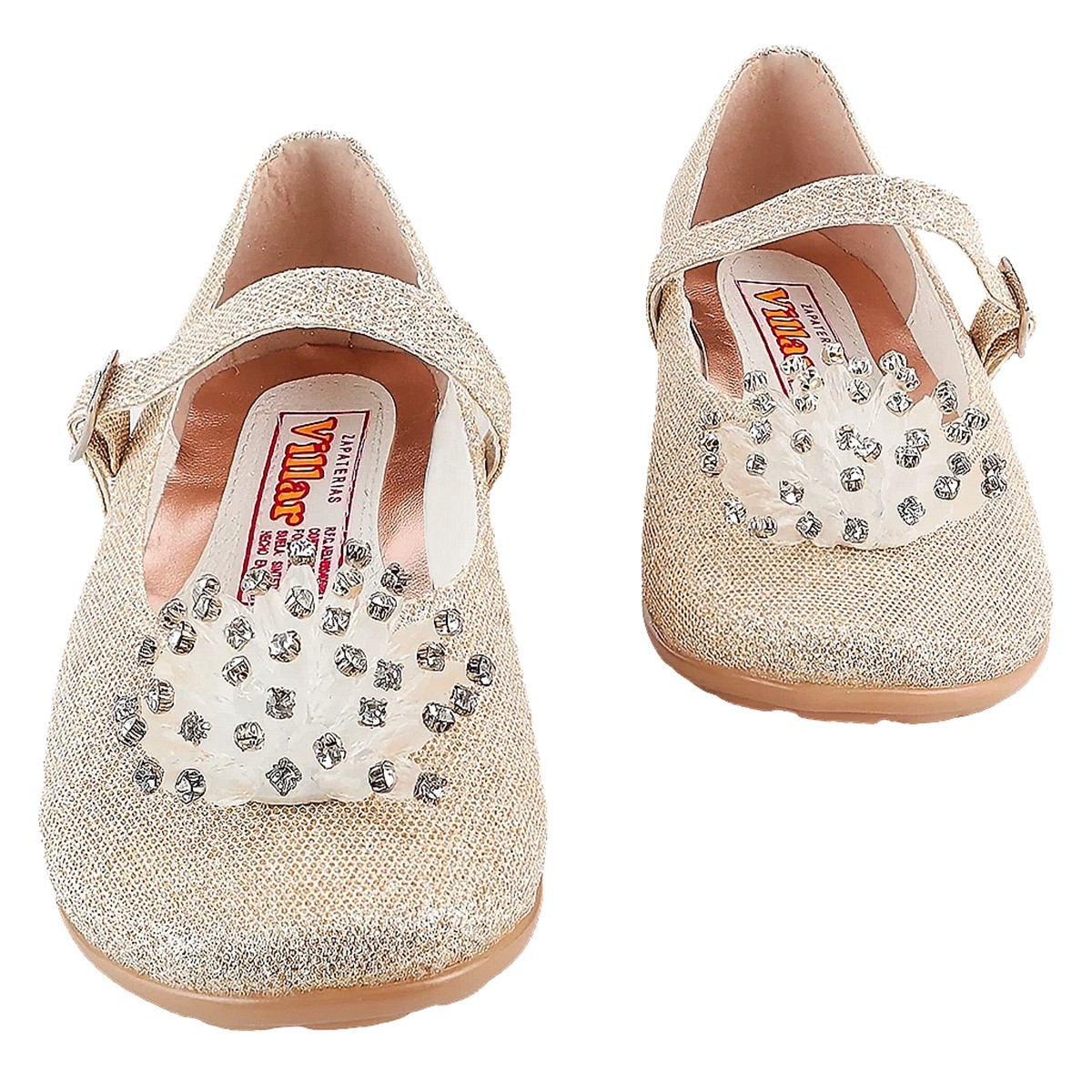 Zapato Princesa Bella Zapatillas Niña Moda 06-O Oro 22 al 26.