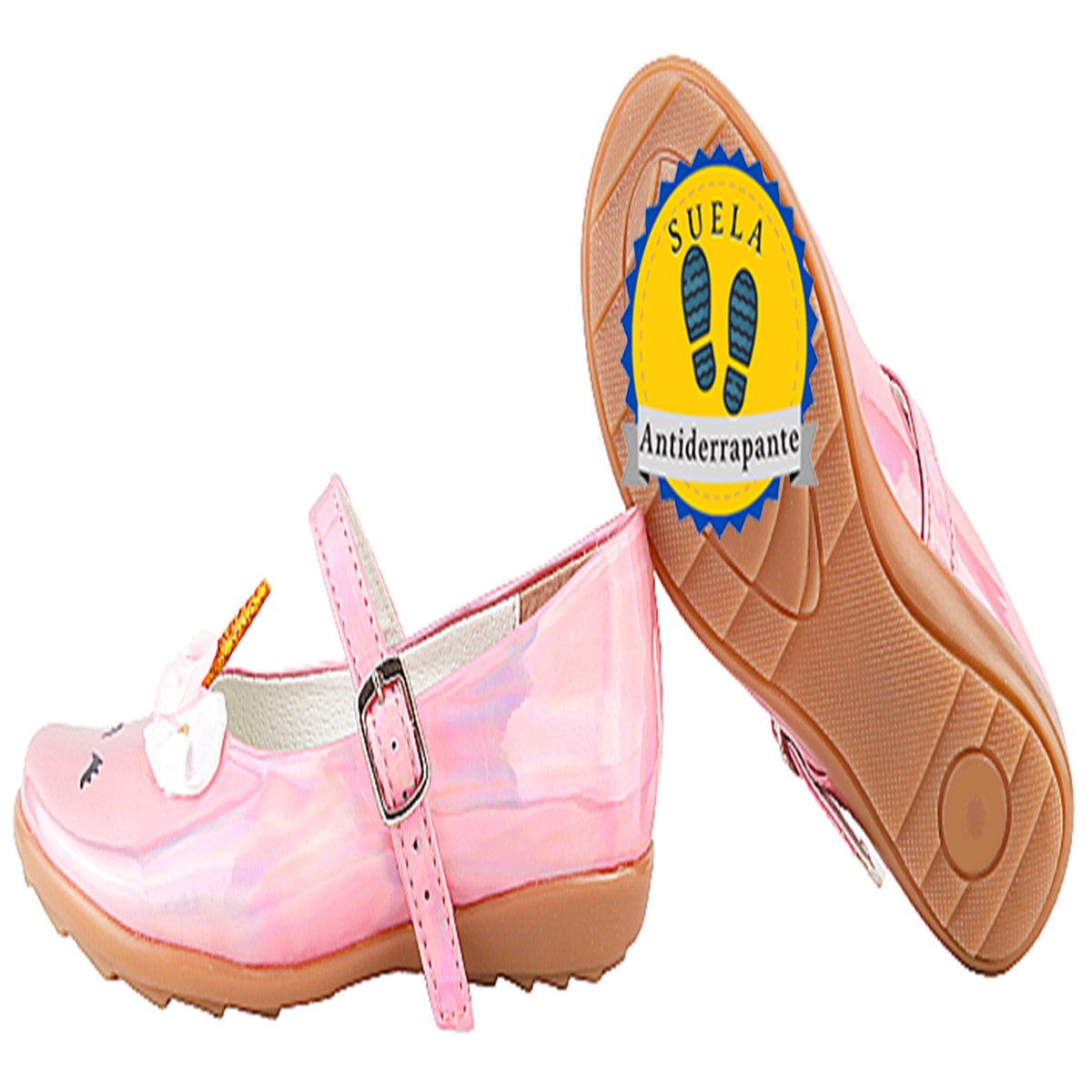 Zapato Niña Unicornio Princesa Zapatillas 01 rosa tornasol (12.0 - 21.5).