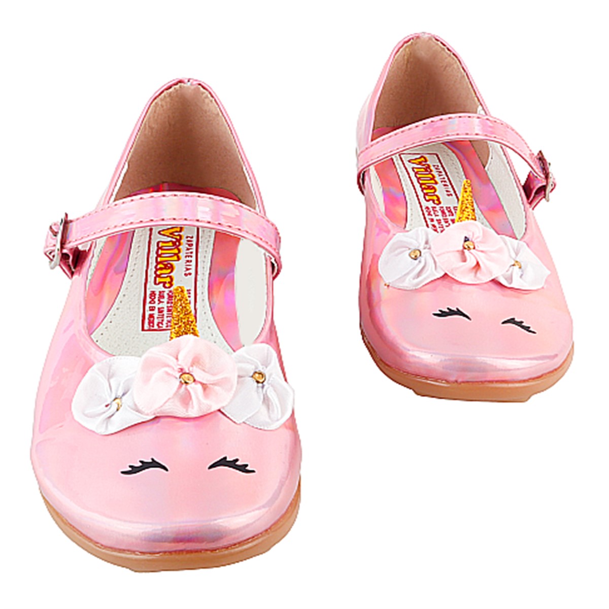 Zapato Niña Unicornio Princesa Zapatillas 01 rosa tornasol (12.0 - 21.5).
