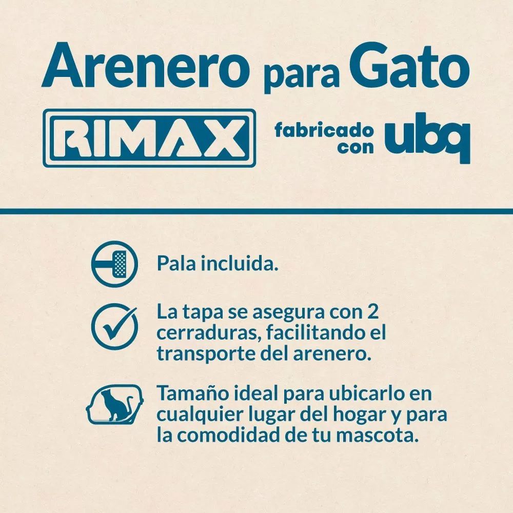 Arenero Para Gato Cubierto Grande Con Pala Gran Calidad