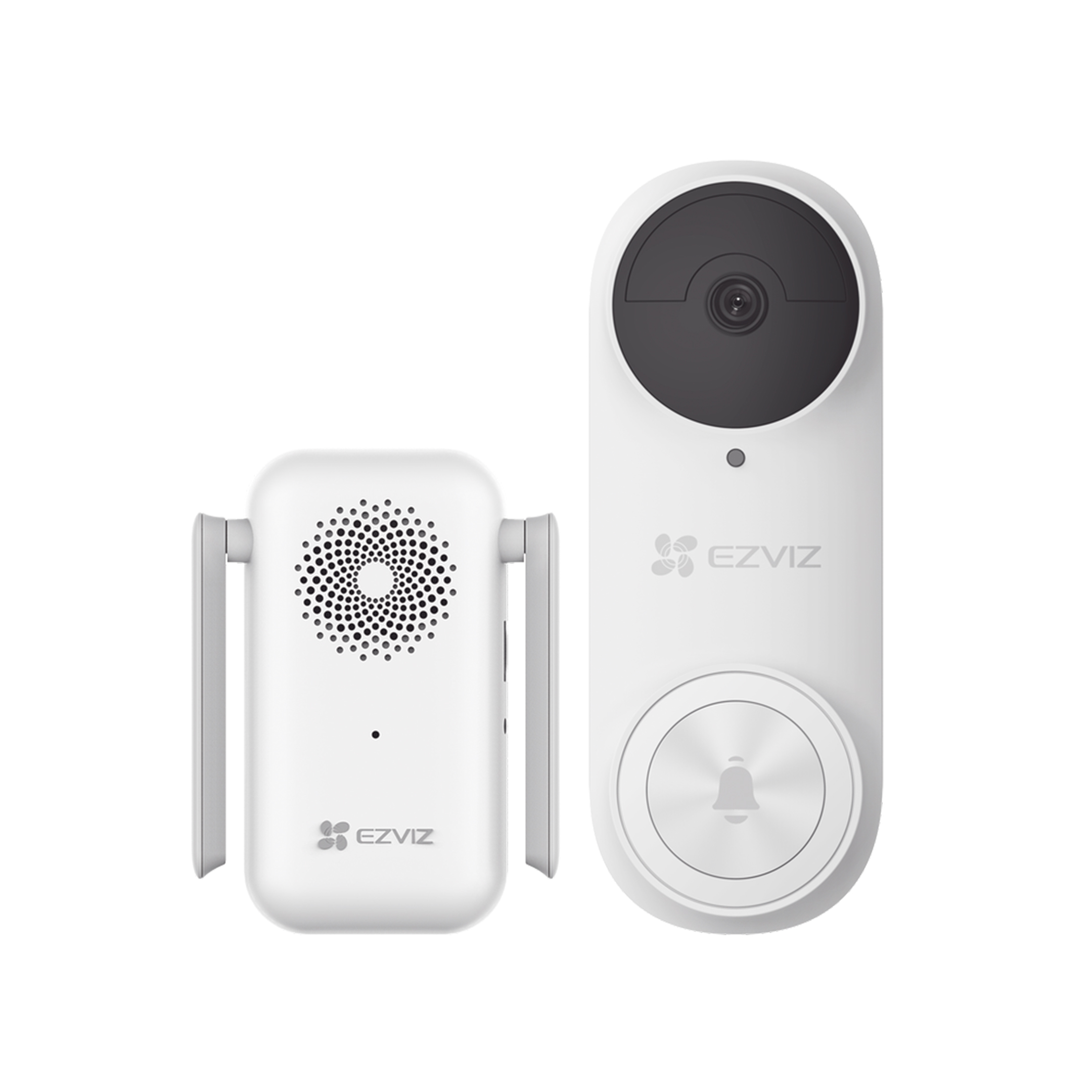 Timbre Con Cámara Wi-fi Ezviz De Batería Recargable Libre De Cables Uso Exterior 