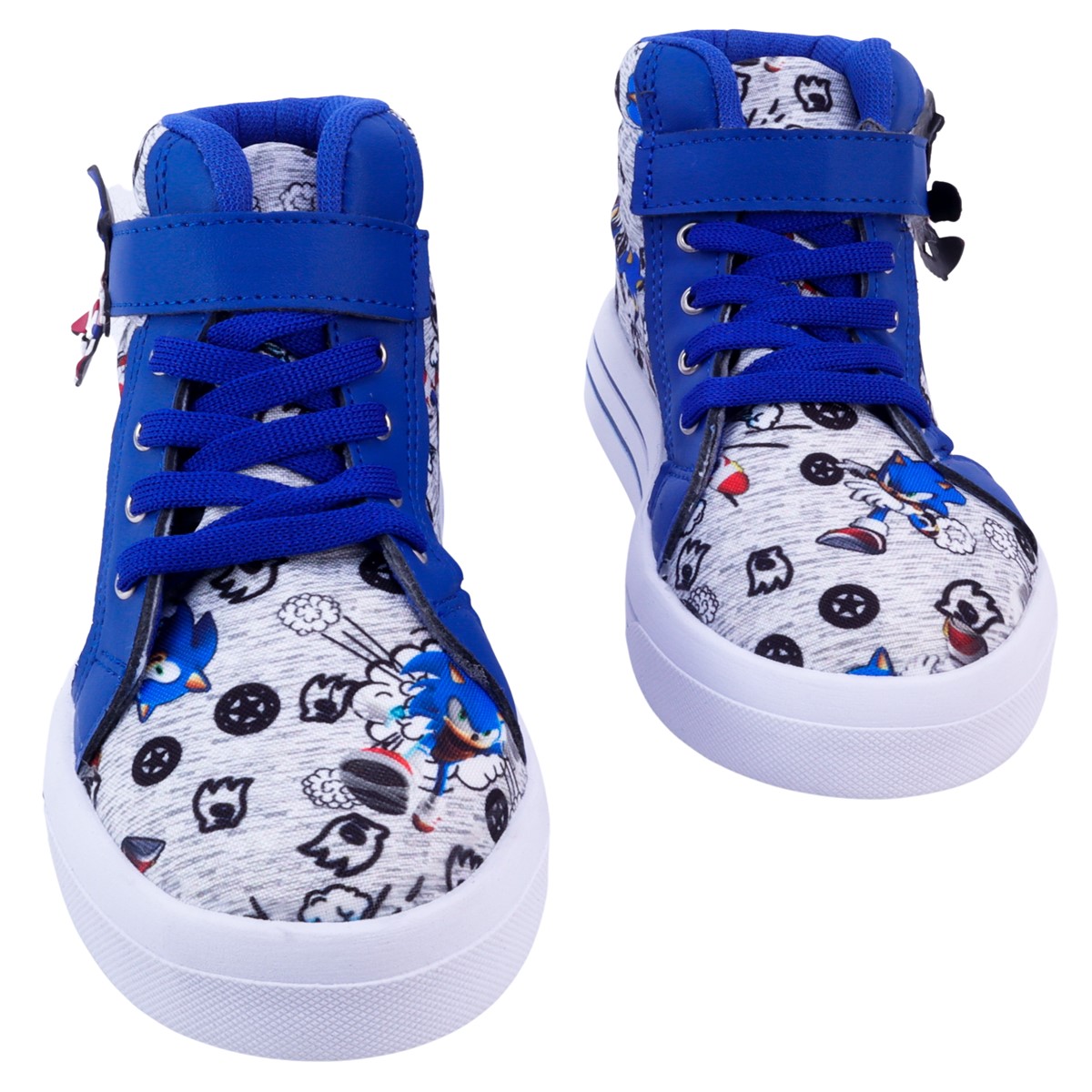 Tenis Bota Niño Sonic Luces Leds The Hedgehog Juego 2026-sa.