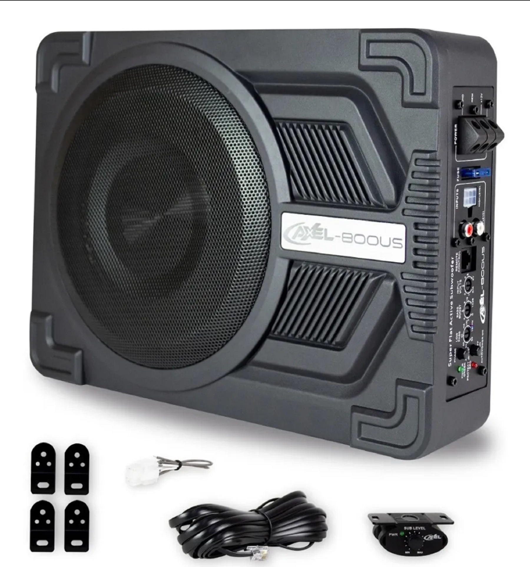 Subwoofer mplificado Axel-800us Steelpro 8 Pulgadas A