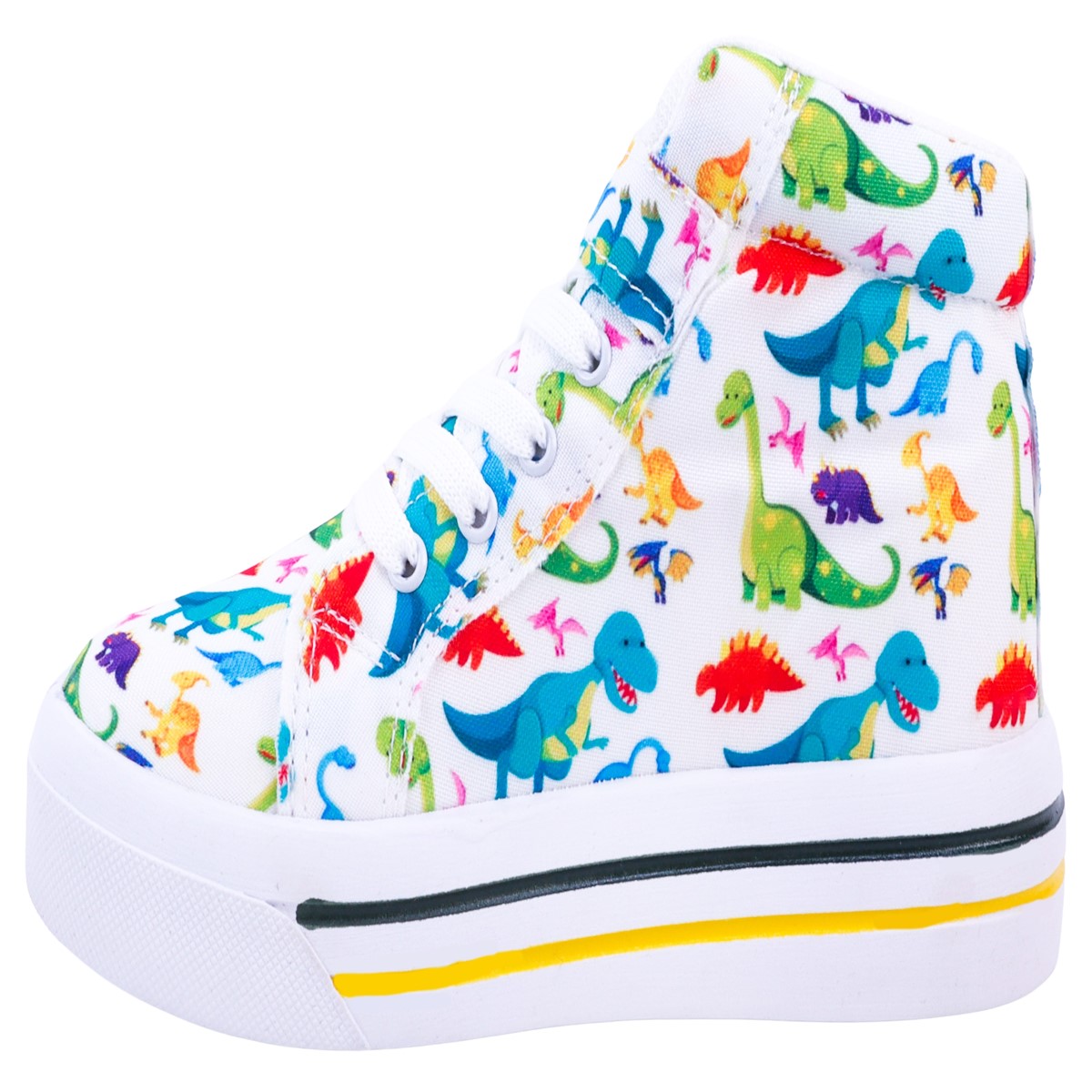 Tenis Bota Niño Dinosaurios Rex Luces Leds T-rex 2026-db.