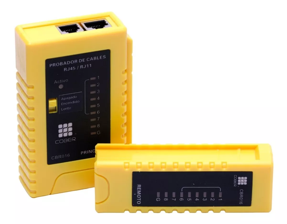 Tester Probador Cable De Red Utp Y Ftp Blindado Rj45 Rj11 COBER