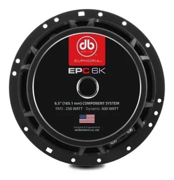 Set De Medios Db Drive Euphoria Epc 6k 6.5 PLG 500w Epc6k