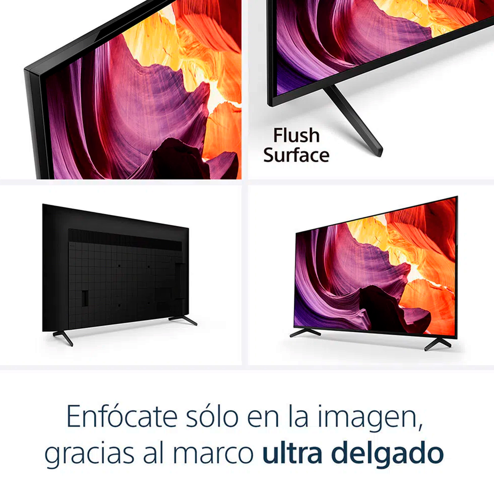 Pantalla Smart TV Sony 55 Pulg LCD 4K HDR Google KD55X80K