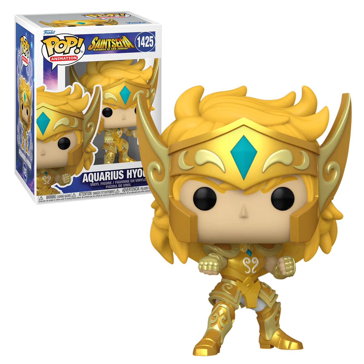Funko Pop Hyoga Acuario #1425 Los Caballeros Del Zodiaco Anime Manga Original