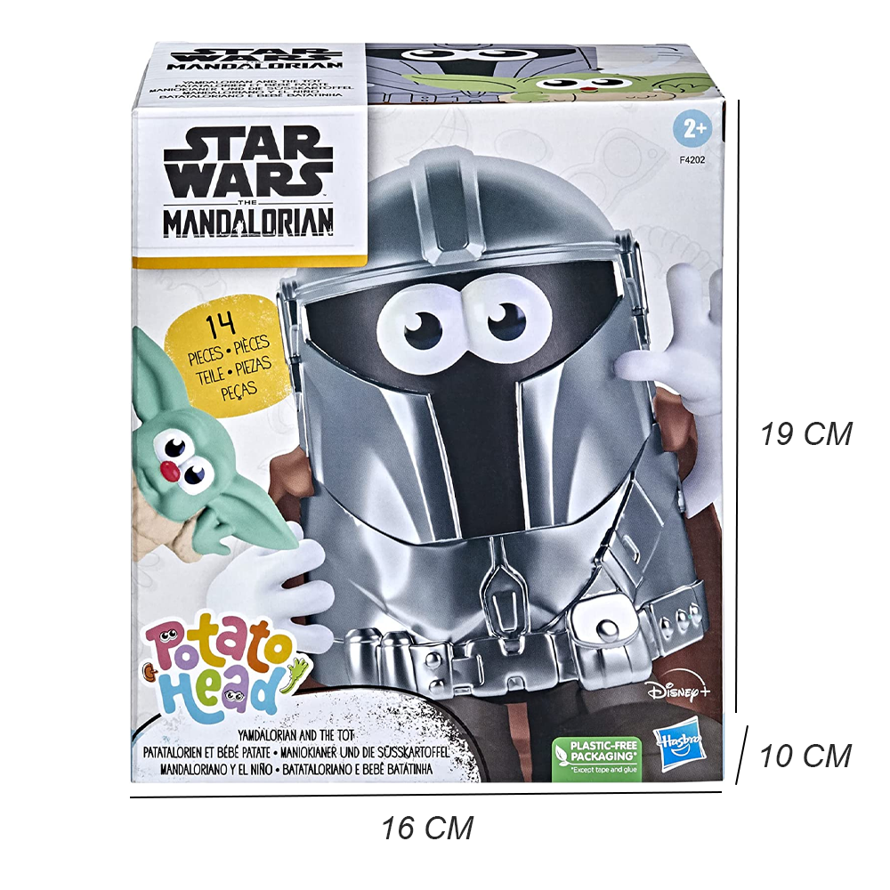 Figura de Acción Hasbro The Mandalorian Cara De Papa F4202