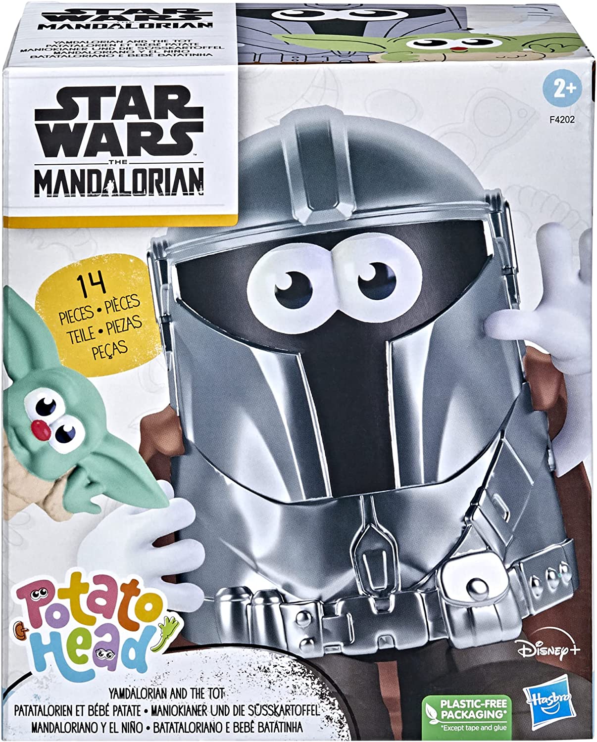 Figura de Acción Hasbro The Mandalorian Cara De Papa F4202