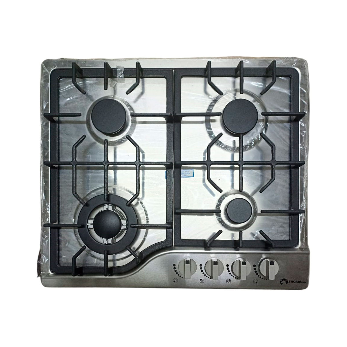 Parrilla Estufa 4 Cuatro Quemadores Acero Inoxidable Shorbull