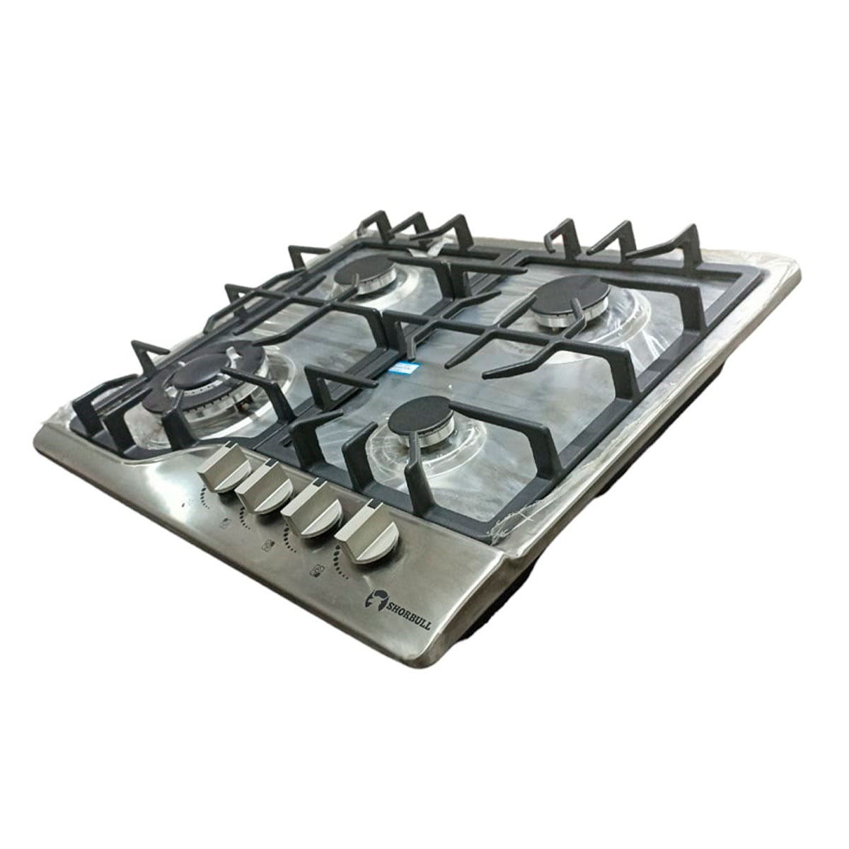 Parrilla Estufa 4 Cuatro Quemadores Acero Inoxidable Shorbull