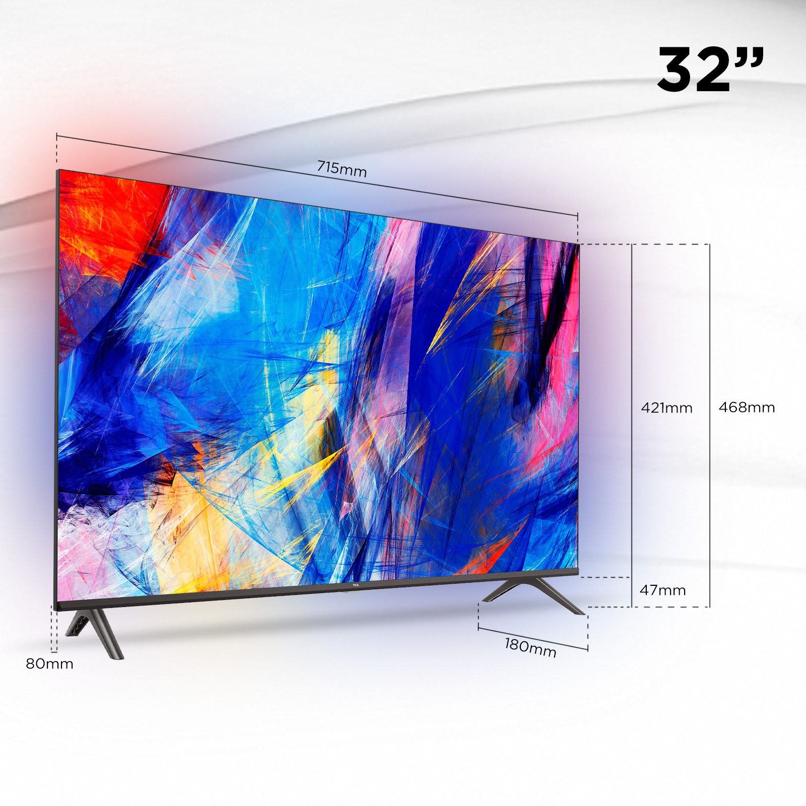 Pantalla TCL 32" HD 2K Android TV 32S230A Smart TV