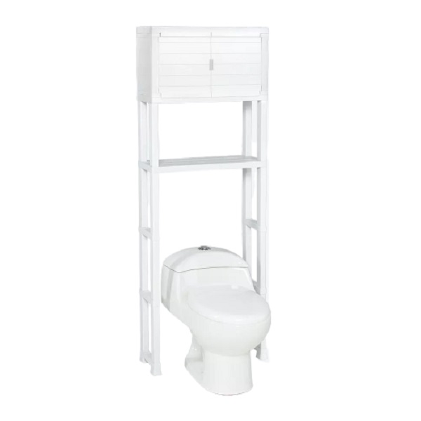 Toallero Mueble Organizador Baño Estante Sanitario C Puertas