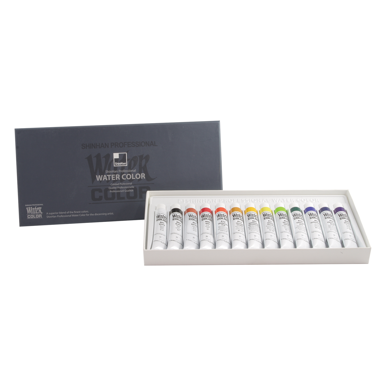 Set de 13 Pinturas Profesionales Water Color ShinHan Art 7.5 ml Colores