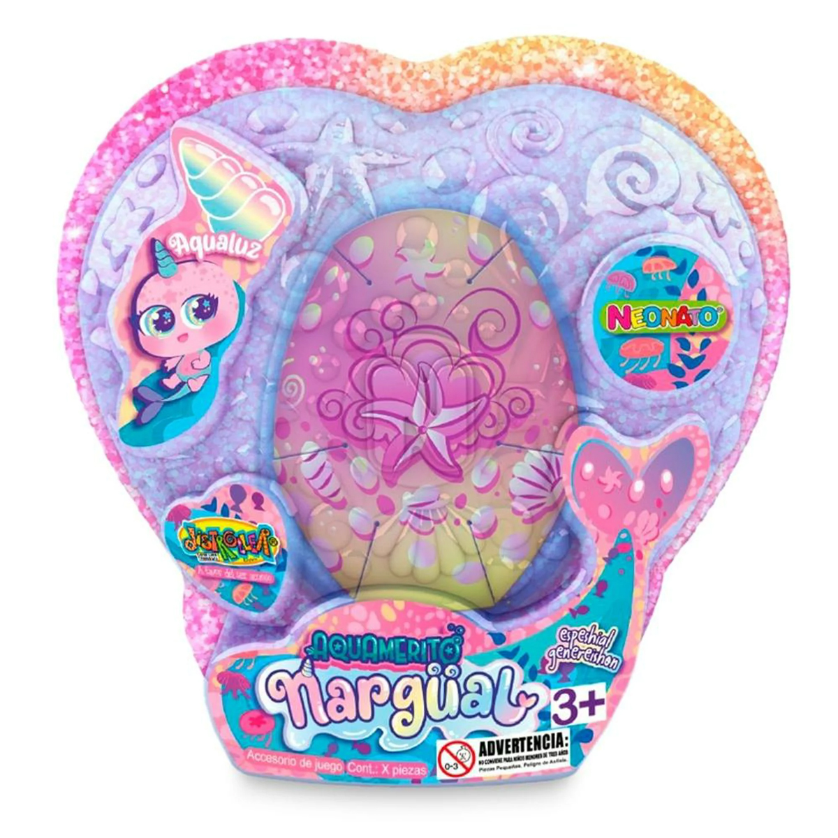 Distroller Aquamerito nar rosa  Bebe aquamerito narwhal rosa