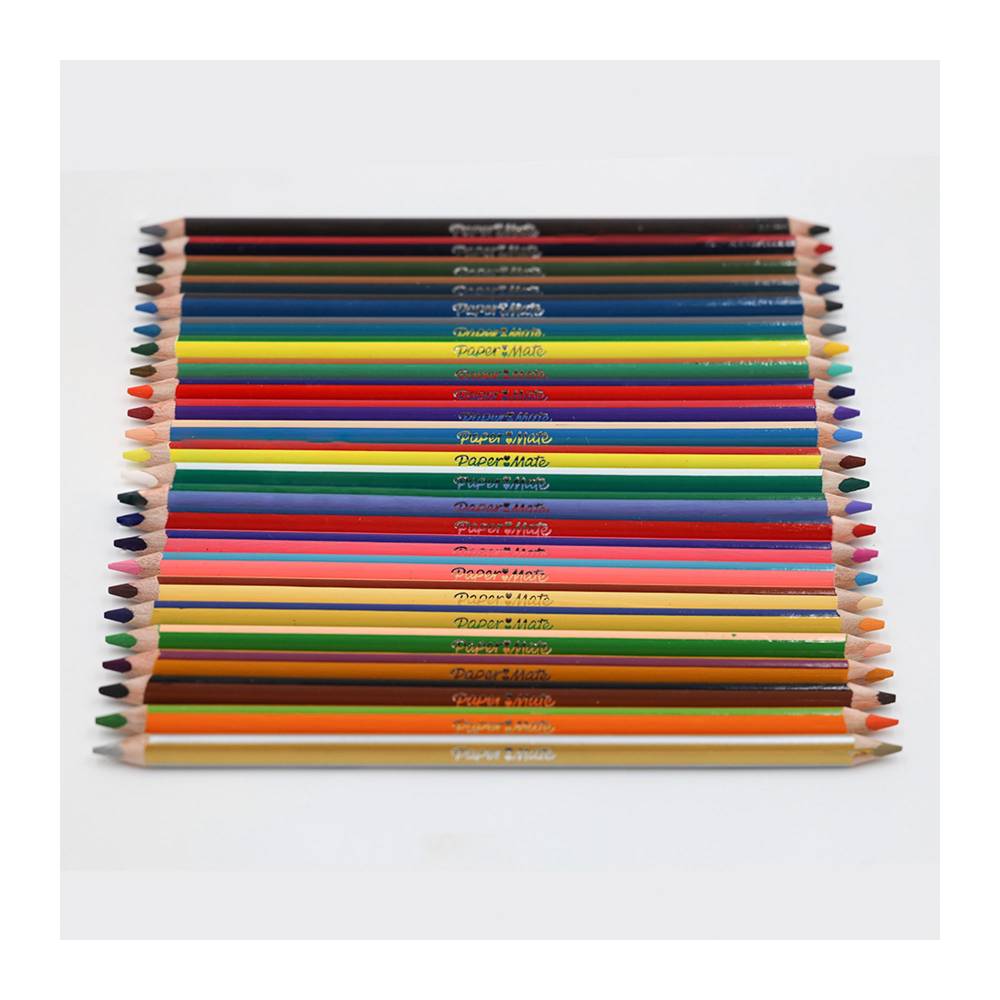Paper Mate Fantasy Combo 24 Lápices de Colores 48 Colores + 12 Lápices de Grafito Mirado Vintage
