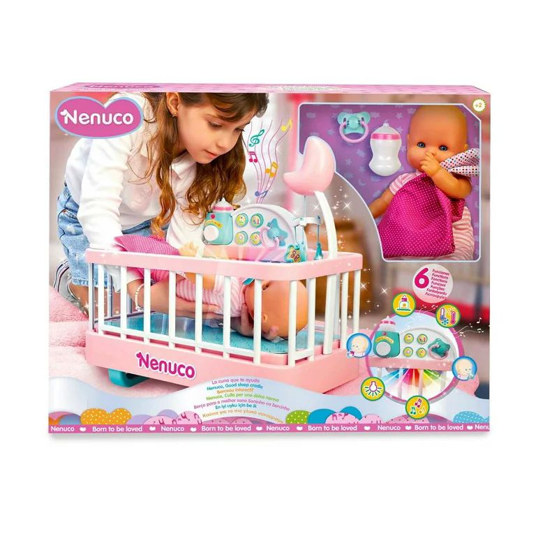 Muñeca Bebé Nenuco La Cuna Que Te Ayuda
