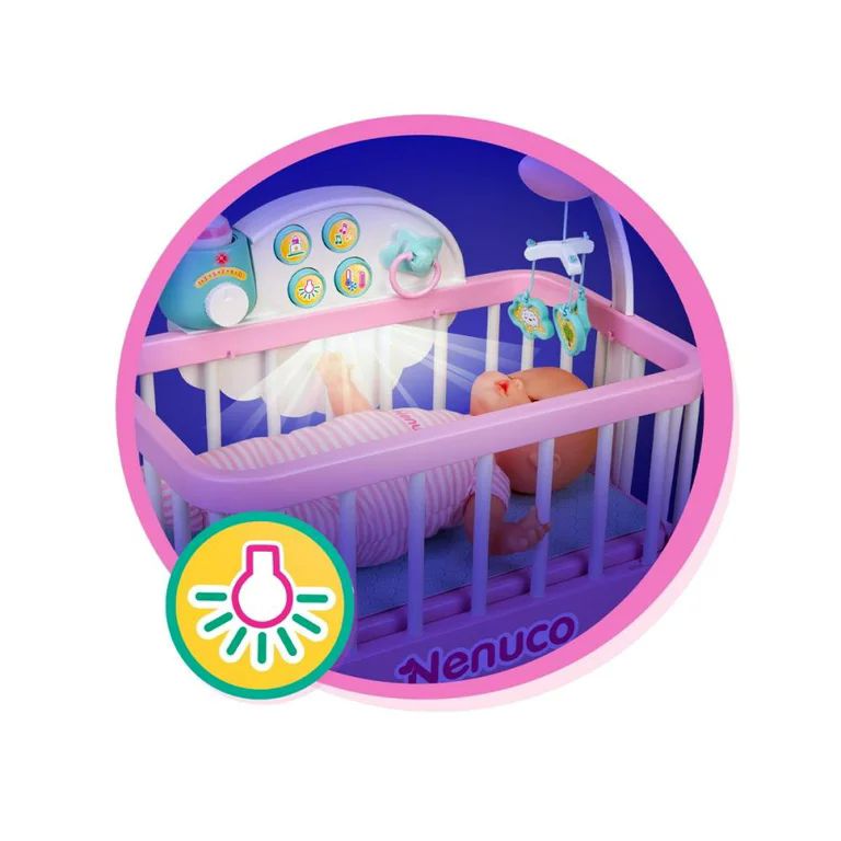 Muñeca Bebé Nenuco La Cuna Que Te Ayuda