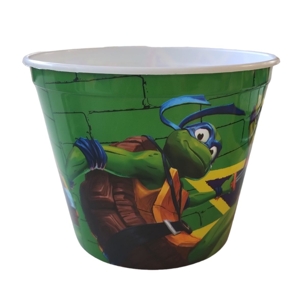 Fun kids 1669-1030 Juego Kit 2 Palomero Botanero Bote Plastico Nickelodeon Tortugas Ninjas Teen Turtle Ninjas 1.25L