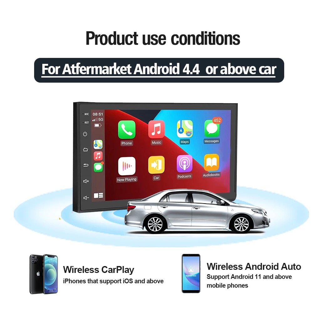 Carlinkit Adaptador Carplay Inalámbrico Para Autoestereos Android