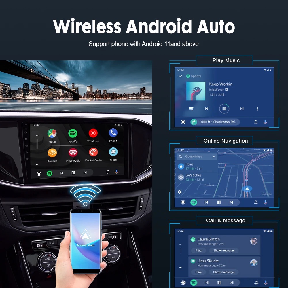 Carlinkit Adaptador Carplay Inalámbrico Para Autoestereos Android