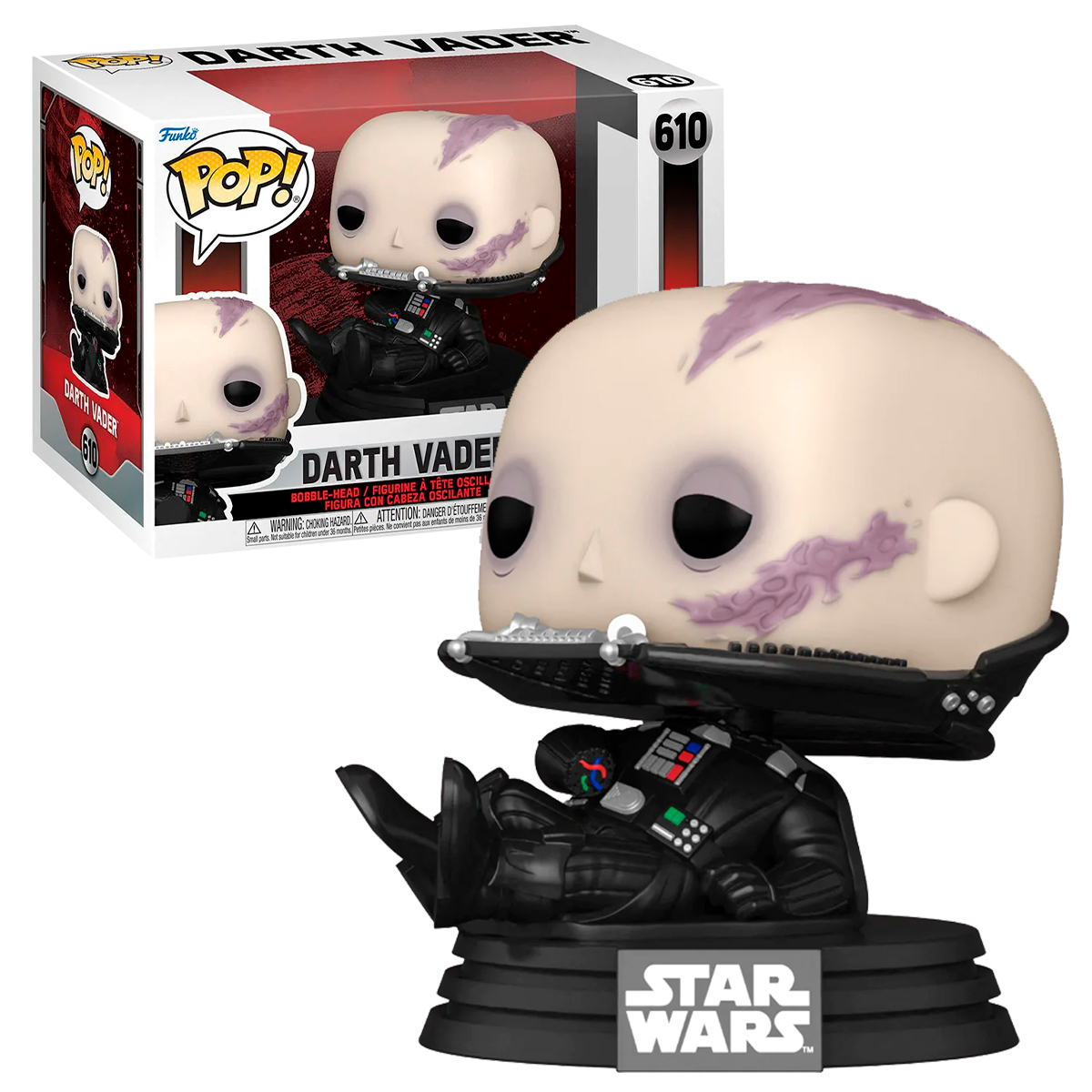 Funko Pop Darth Vader Sin Mascara #610 Star Wars El Regreso Del Jedi Original