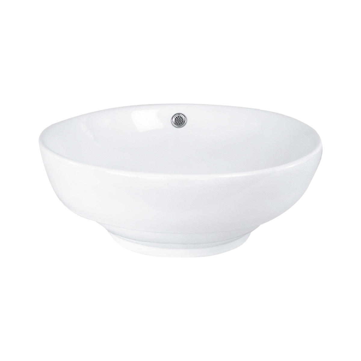 Lavabo De Ceramica Sobrecubierta Con Rebosadero Marca Gravita