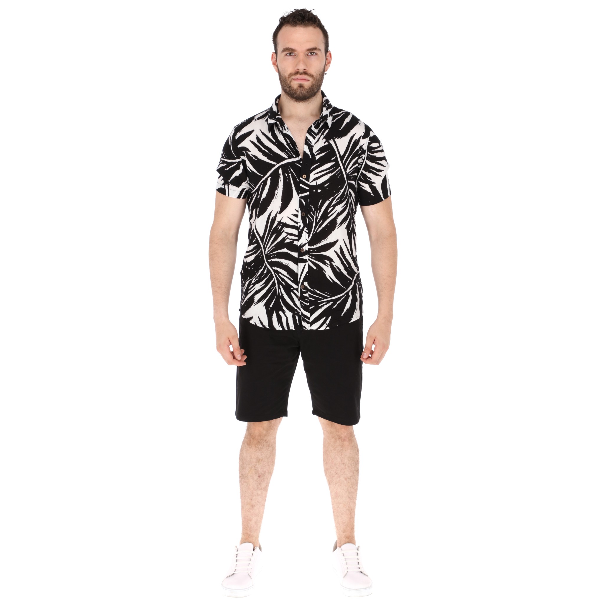 Camisa Manga Corta Hawaiiana
