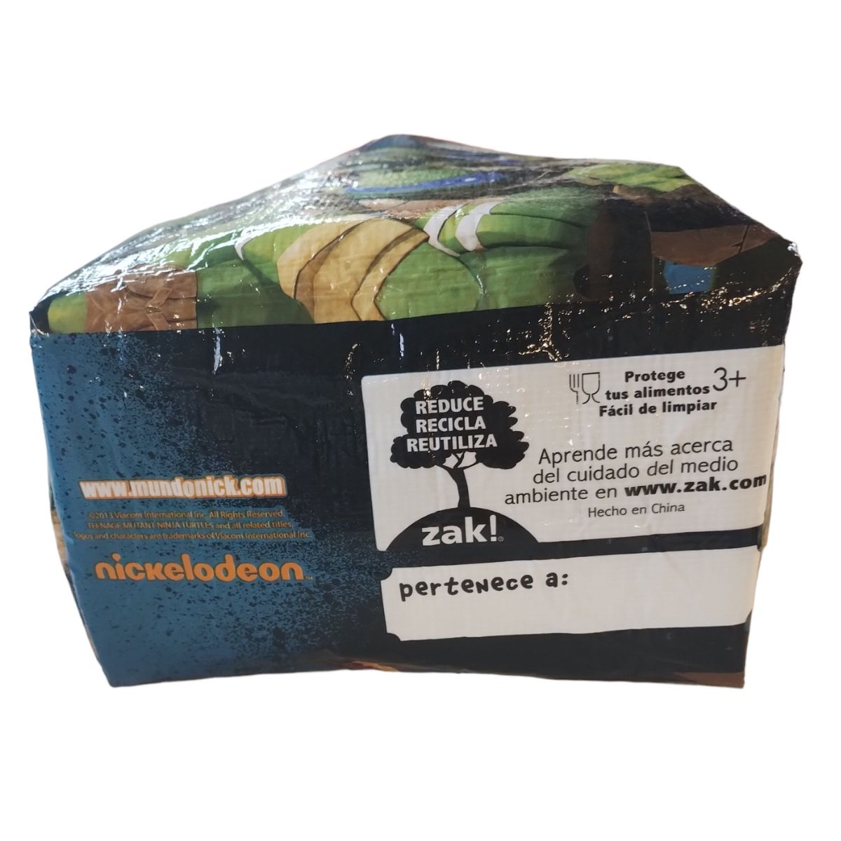 Zak! 1555-2802 Lonchera Bolsa Almuerzo Termica infantil Nickelodeon Tortugas Ninjas Teen Turtle Ninjas