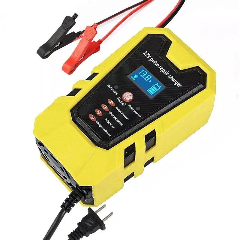 Cargador Inteligente De 12v Para Batería De Auto/motocicleta