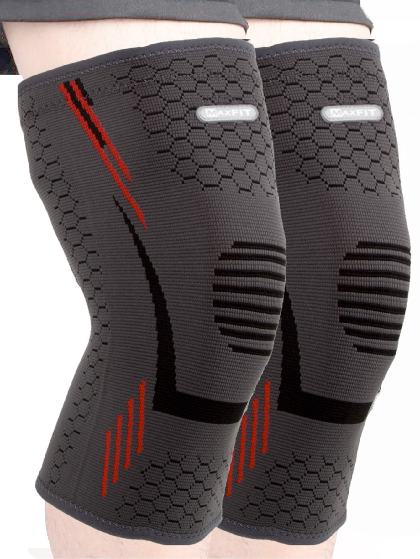 Par de Rodilleras deportivas de compresión MAXFIT/Modelo HX940