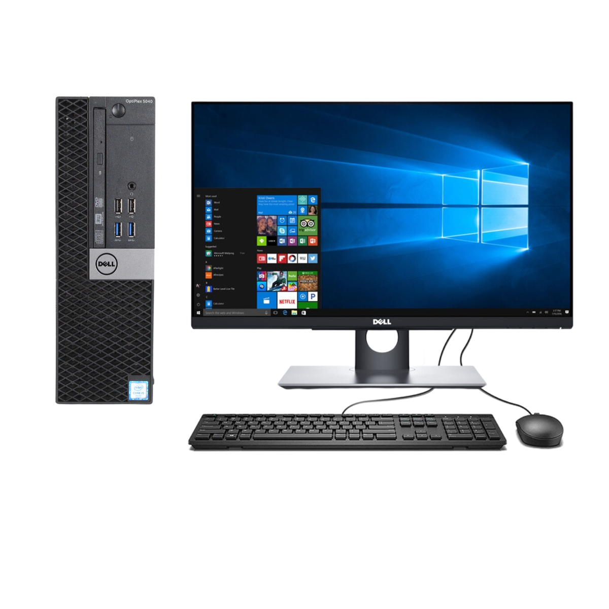 Dell Optiplex 5040 SFF | Intel Core i5 6ta gen. | 8 GB RAM - 480 GB SSD | Monitor de 22" (Reacondicionado Grado A)