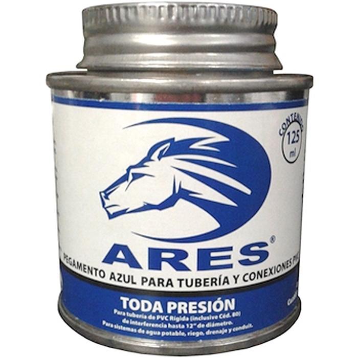 Cemento para Tuberías de CPVC MXBHE-002-5 Viscosidad Extra Gruesa 3500cP 125ml Toda Presión AresBlue