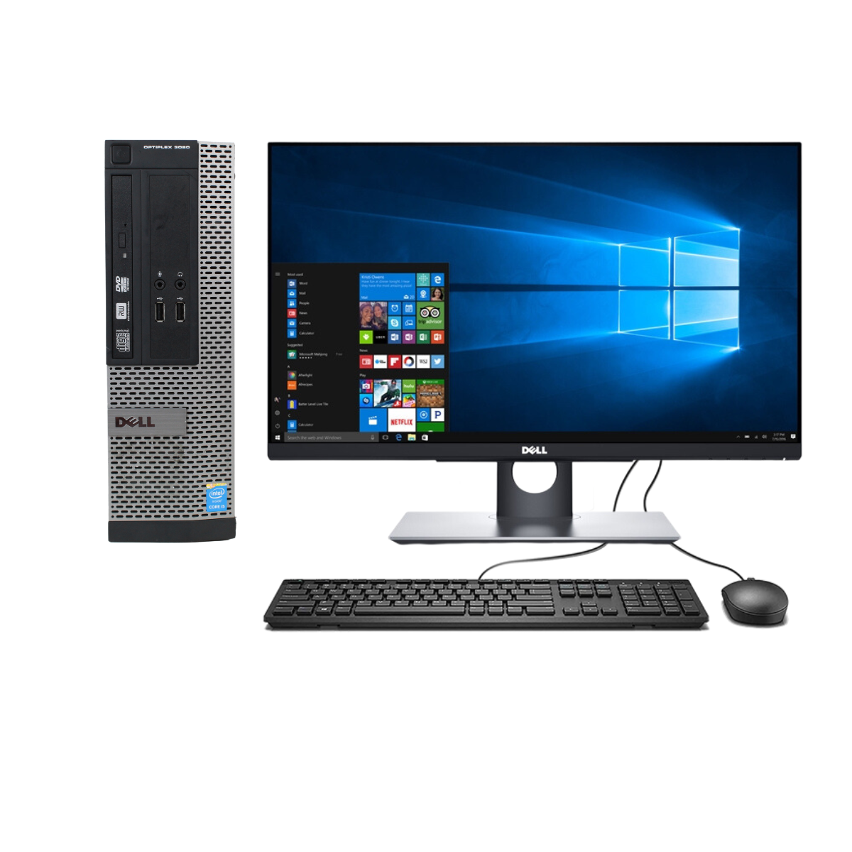 DELL OPTIPLEX 3020 CORE I3 4TA SFF 8 RAM/240 SSD/MONITOR DE 22¨ (REACONDICIONADO GRADO A)