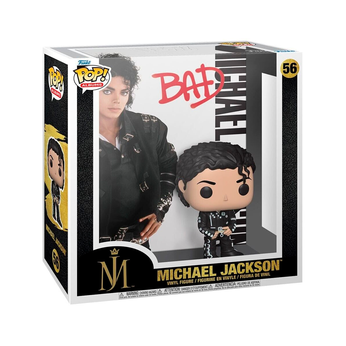 Funko Pop Michael Jackson #56 Album Bad Portada Figura Original