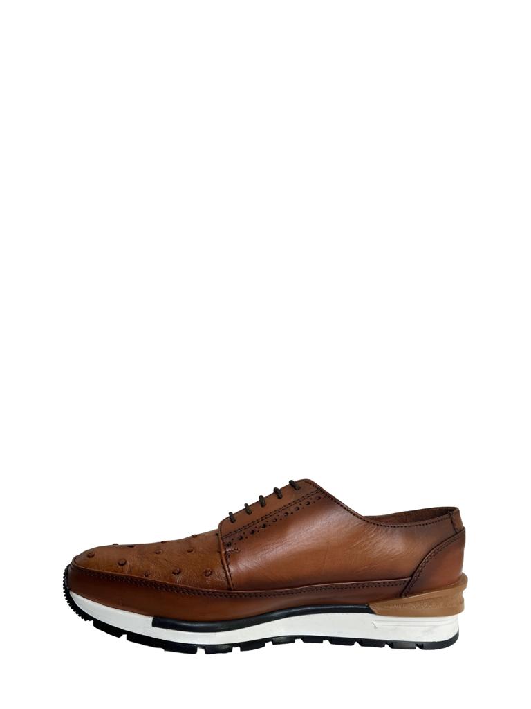 Sneakers Franco Cuadra Con Piel Genuina Para Caballero