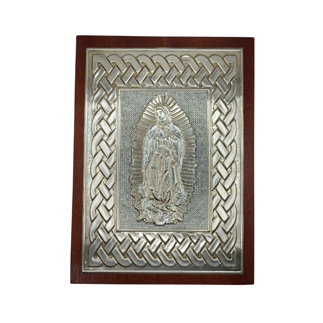 Biblia Latinoamericana Con Caja De Madera Virgen Guadalupe