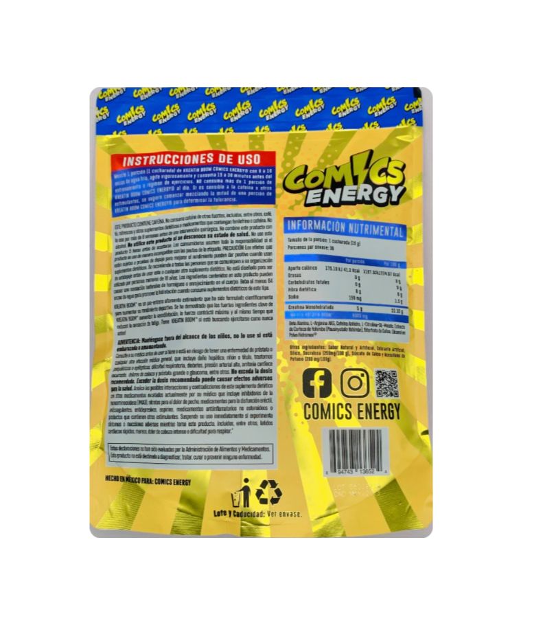 Preentreno Creatina Boom 30 serv.