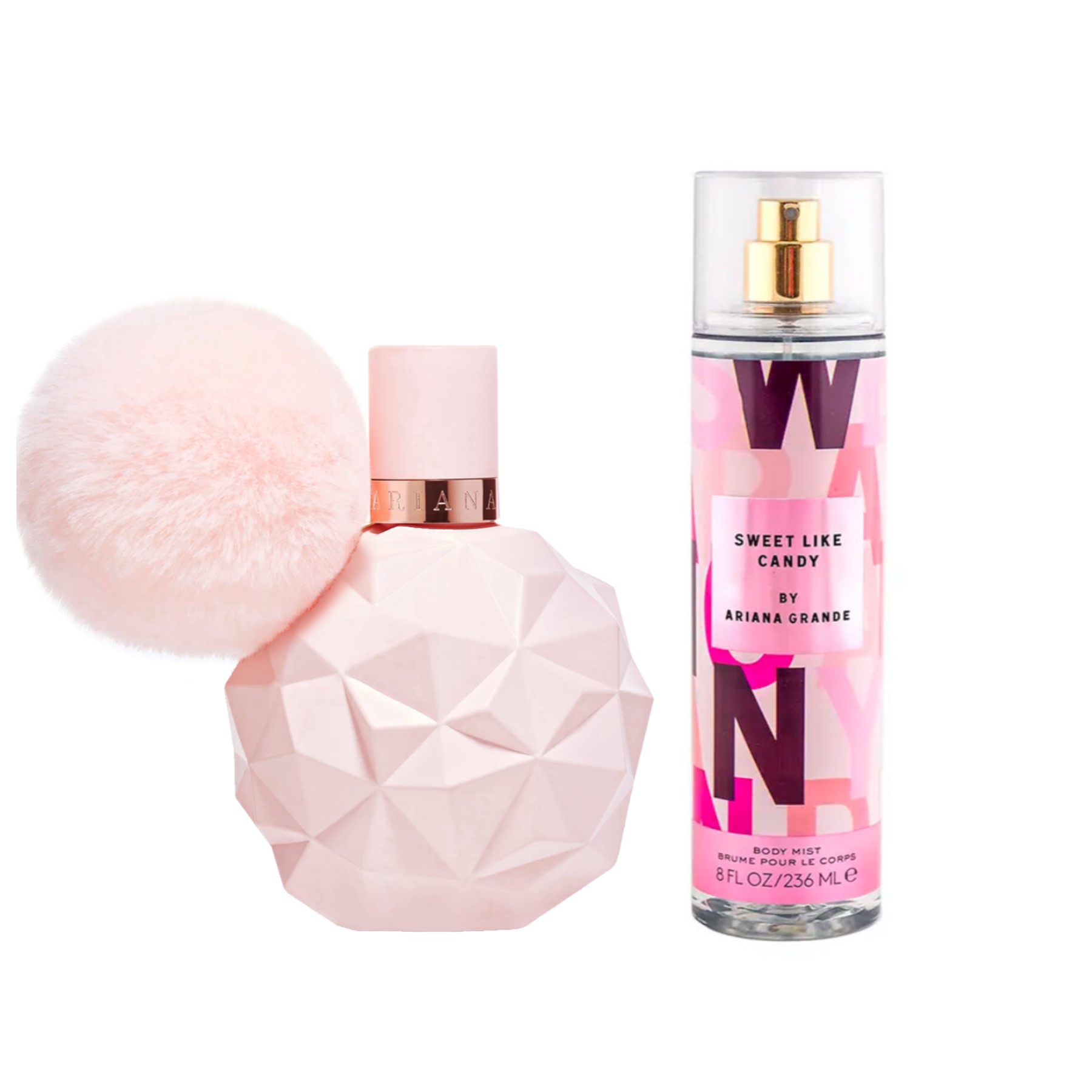 Paquete 2x1 Sweet Like Candy Agua de perfume 100 ml + Body 236 ml dama 