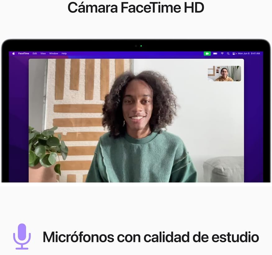 Apple MacBook Pro Chip M2 8 CPU 10 GPU RAM 8GB SSD 256GB Retina 13.3"-Gris Espacial