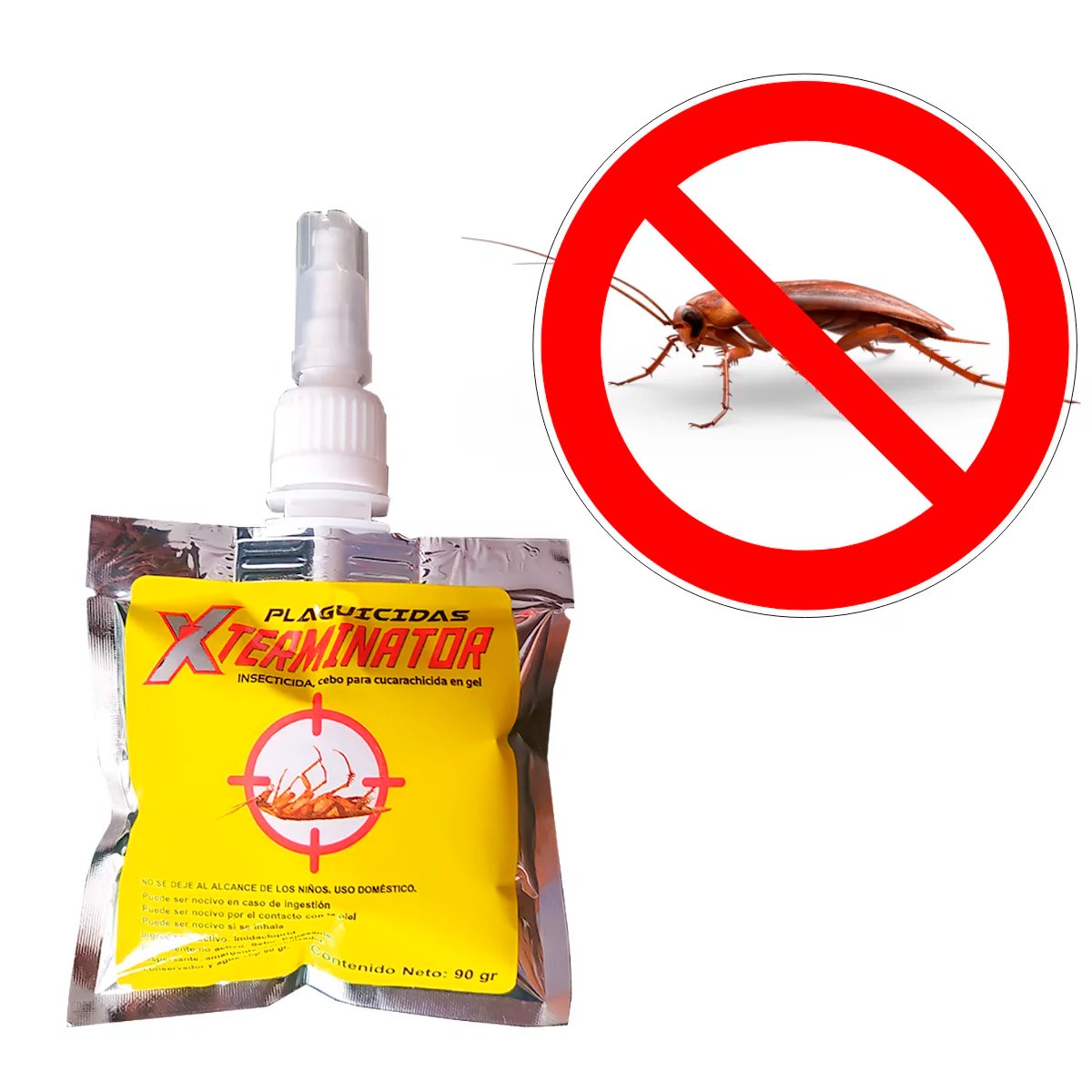 Insecticida para cucarachas tipo Cebo gel Cucarachicida 90 gramos